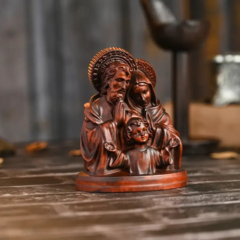 La Sagrada Familia en Madera Fina