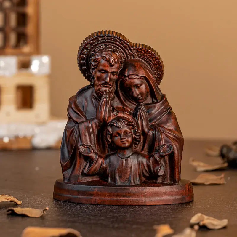 La Sagrada Familia en Madera Fina