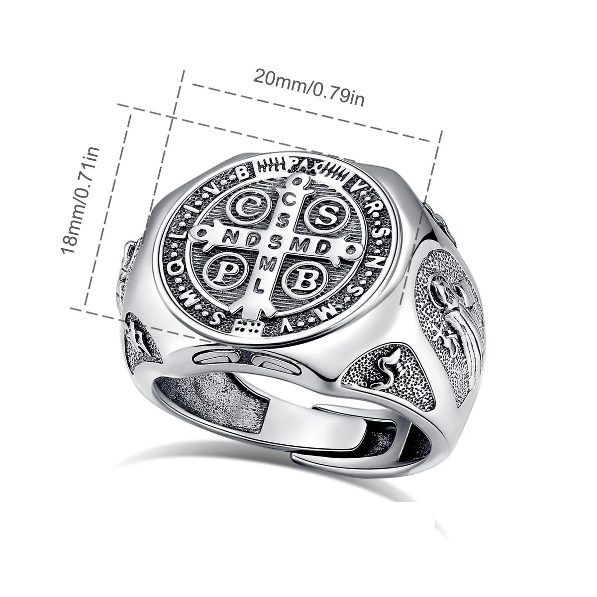 Anillo San Benito Plata