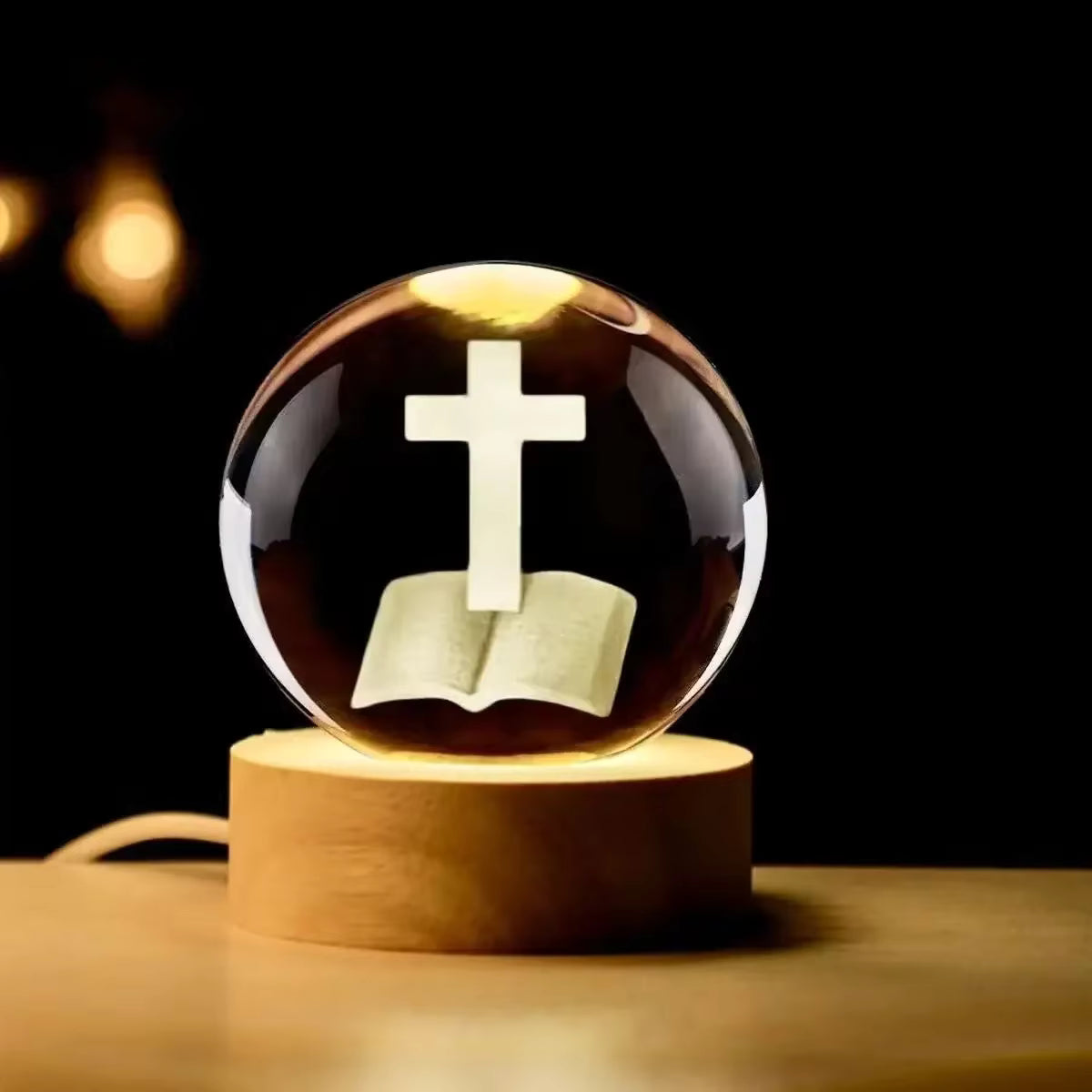 Lámpara Religiosa de Cristal