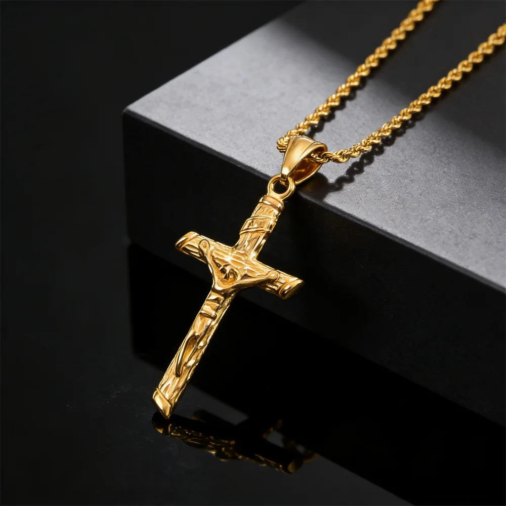 Collar Crucifijo de Jesús