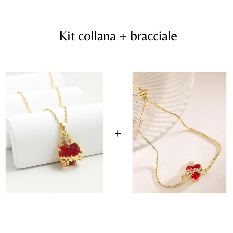 Collana Sacro Cuore – La Fede da Portare sul Petto