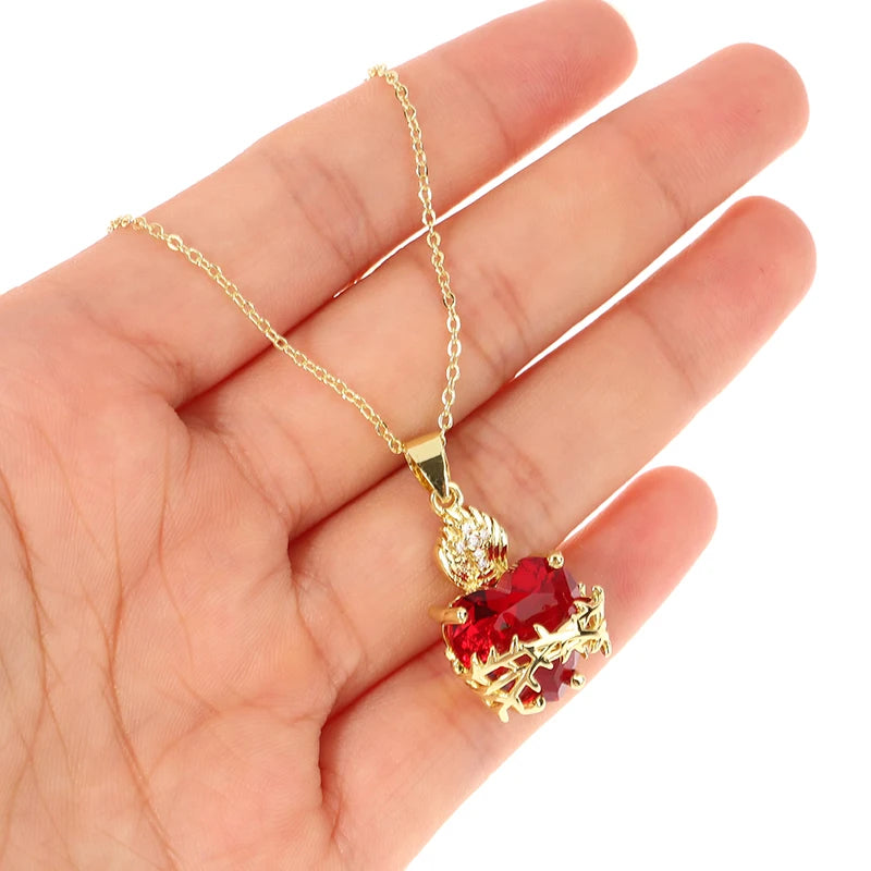 Collana Sacro Cuore – La Fede da Portare sul Petto