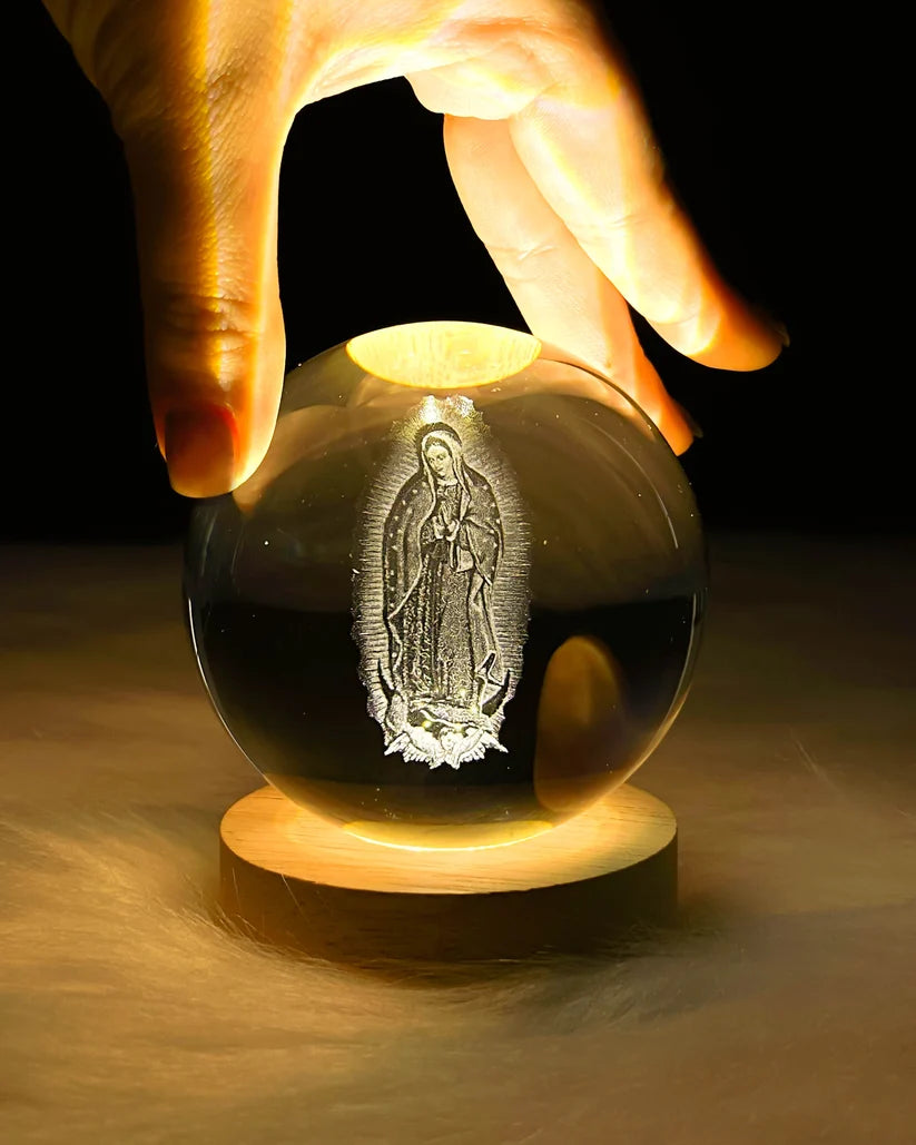 Lámpara Virgem de Guadalupe