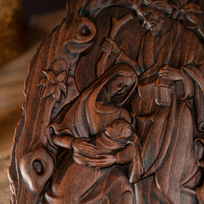 Sculture in legno Nascita di Gesù