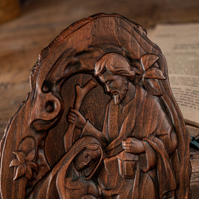 Sculture in legno Nascita di Gesù