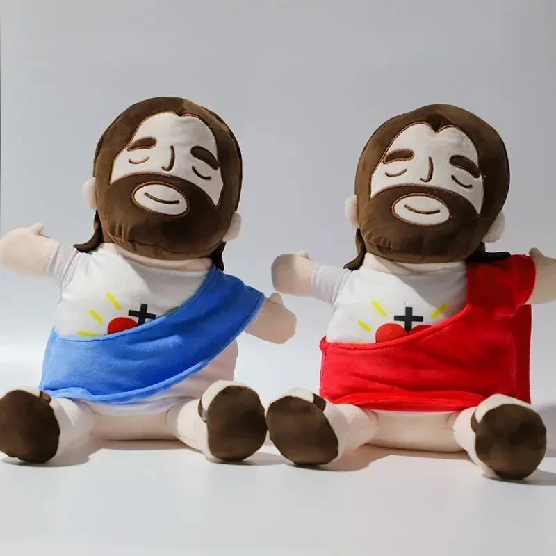 Bambino Gesù in peluche che respira