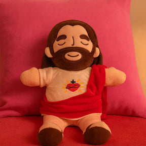 Bambino Gesù in peluche che respira