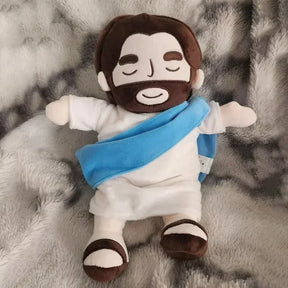 Bambino Gesù in peluche che respira