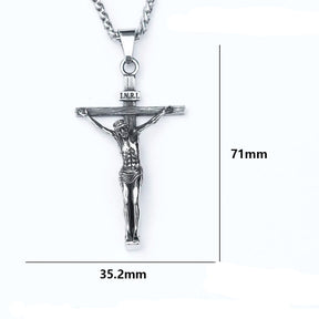Collana con Gesù Cristo crocifisso