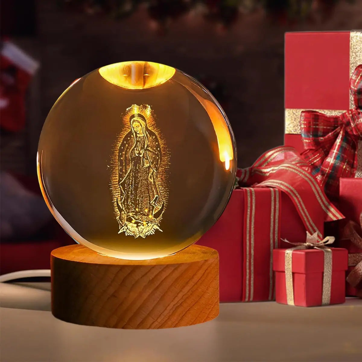 Lámpara Virgem de Guadalupe