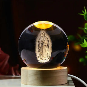 Lámpara Virgem de Guadalupe