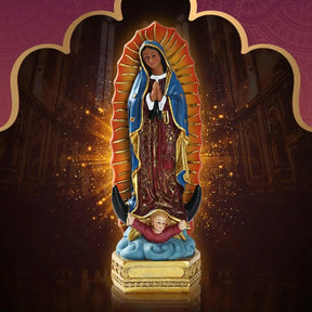 Escultura de la Virgen de Guadalupe