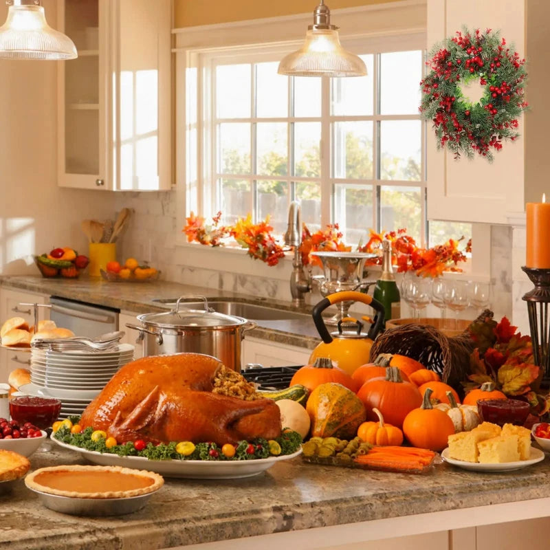 Guirnaldas Navidenas de Flor de Cerezo