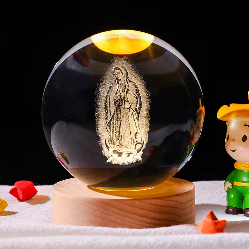 Lámpara Virgem de Guadalupe