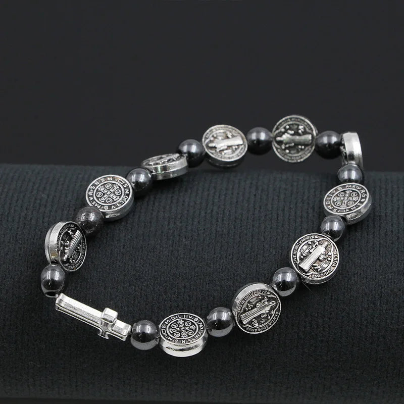Anillo San Benito + Pulsera de Regalo