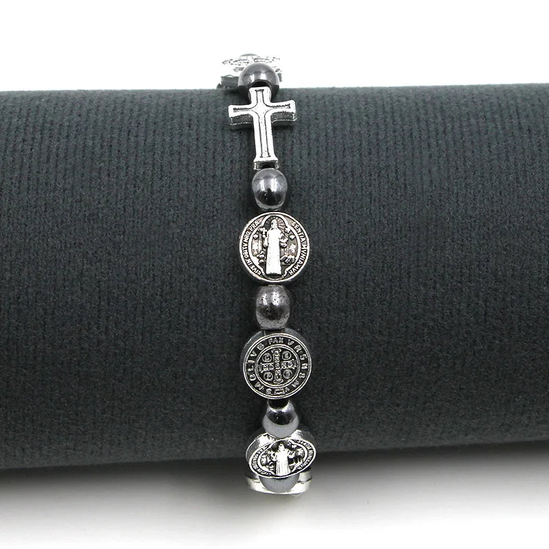 Anillo San Benito + Pulsera de Regalo