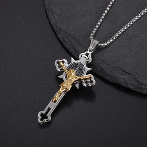 Crucifijo con Medalla de San Benito