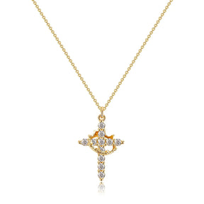 COLLANA CROCEFISSO CON ANELLO