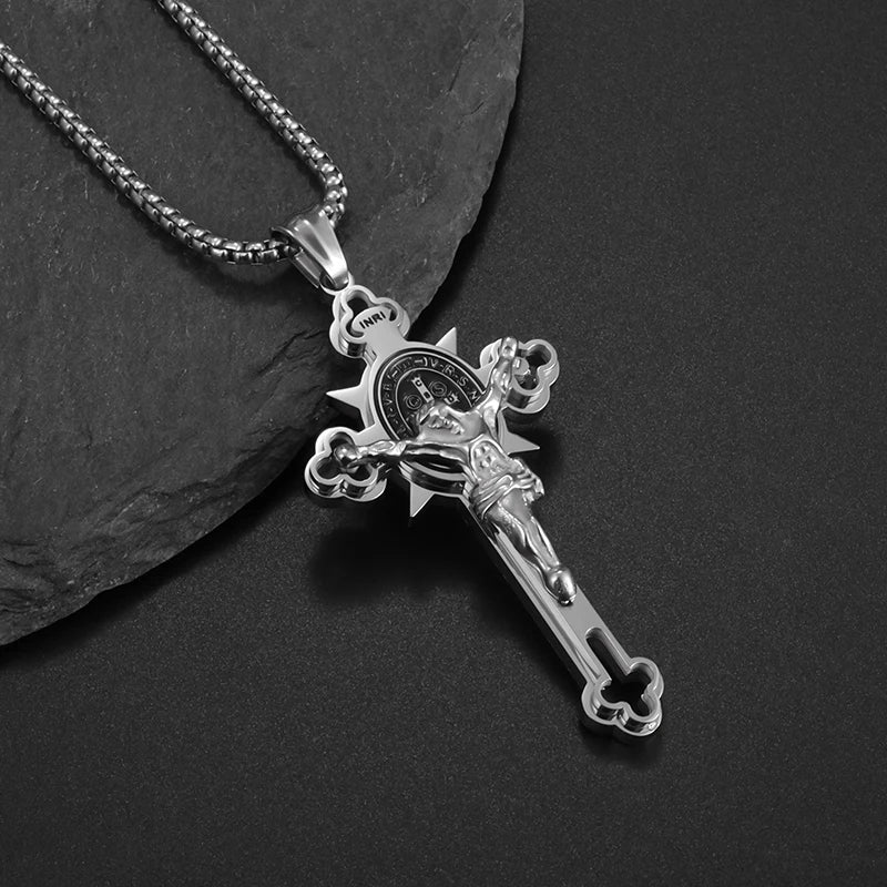Crucifijo con Medalla de San Benito