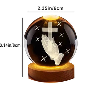 Lámpara Religiosa de Cristal