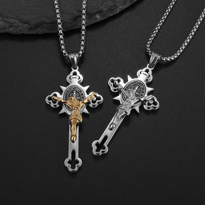Crucifijo con Medalla de San Benito