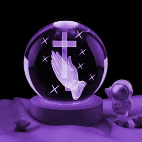 Lámpara Religiosa de Cristal