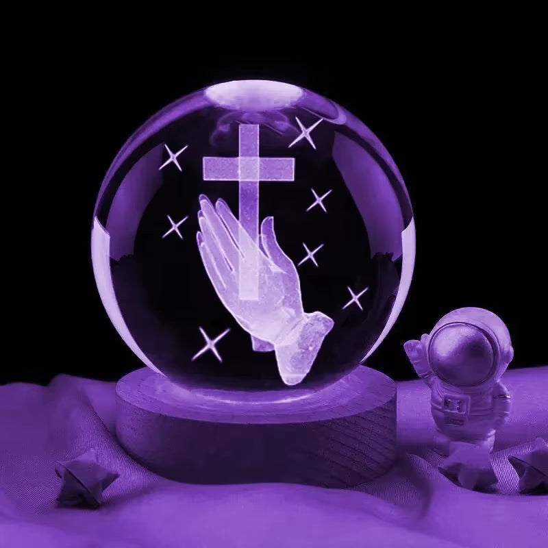 Lámpara Religiosa de Cristal
