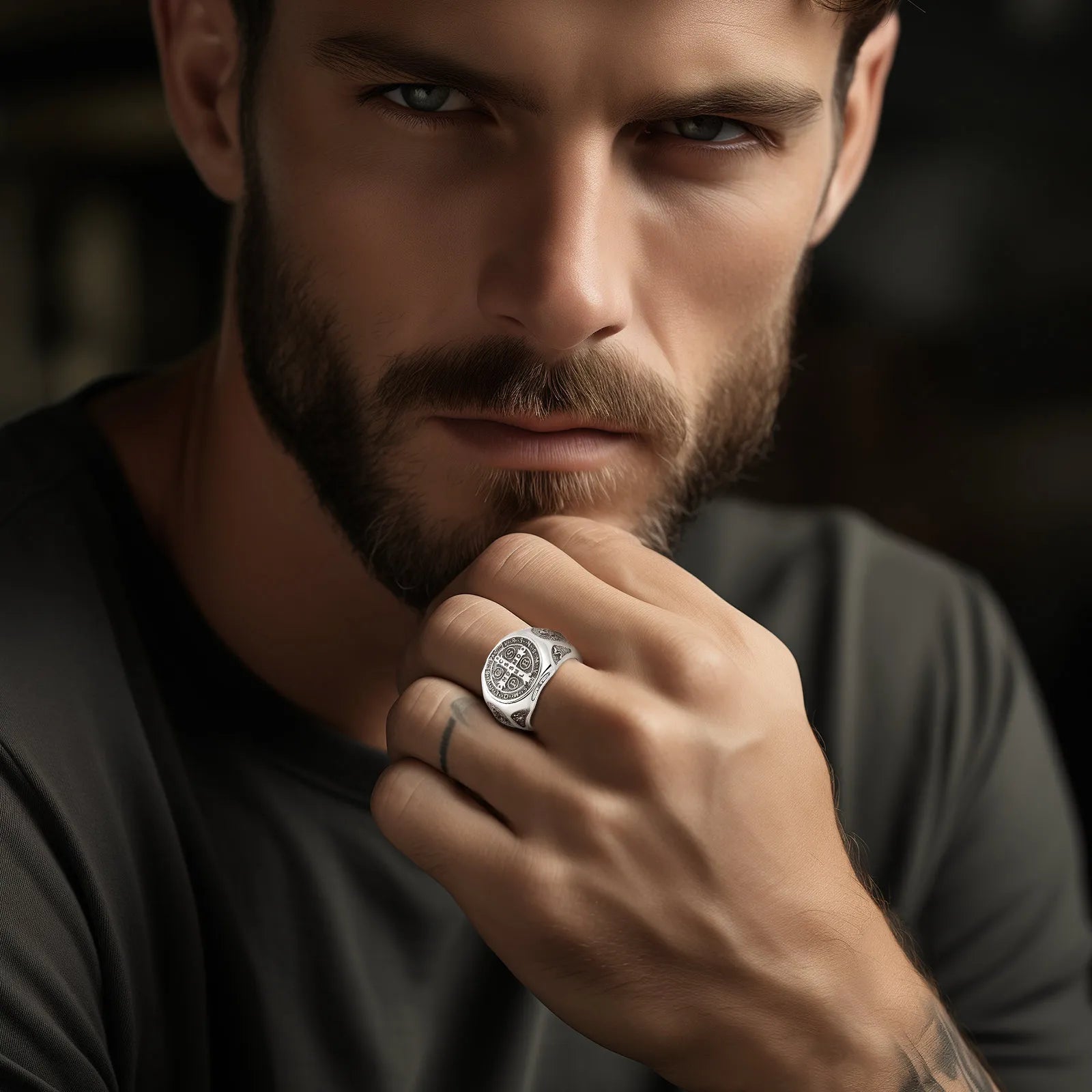 Anillo San Benito Plata