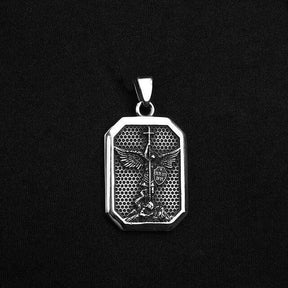 Collar San Miguel Arcángel – Protección y Fortaleza en Cada Paso