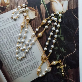 Rosario Vergine Maria e Cristo Croce Bianca