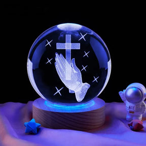 Lámpara Religiosa de Cristal