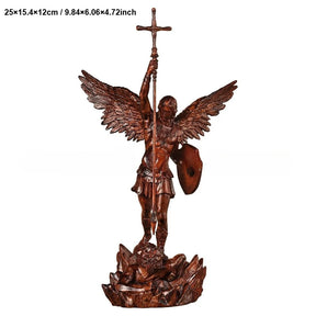 Imagen de adera de San Miguel Arcángel.