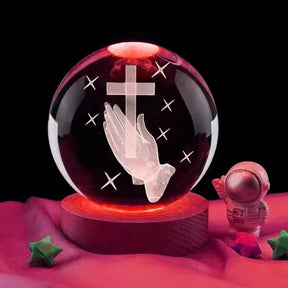 Lámpara Religiosa de Cristal
