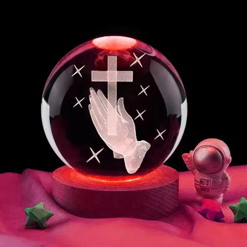 Lámpara Religiosa de Cristal
