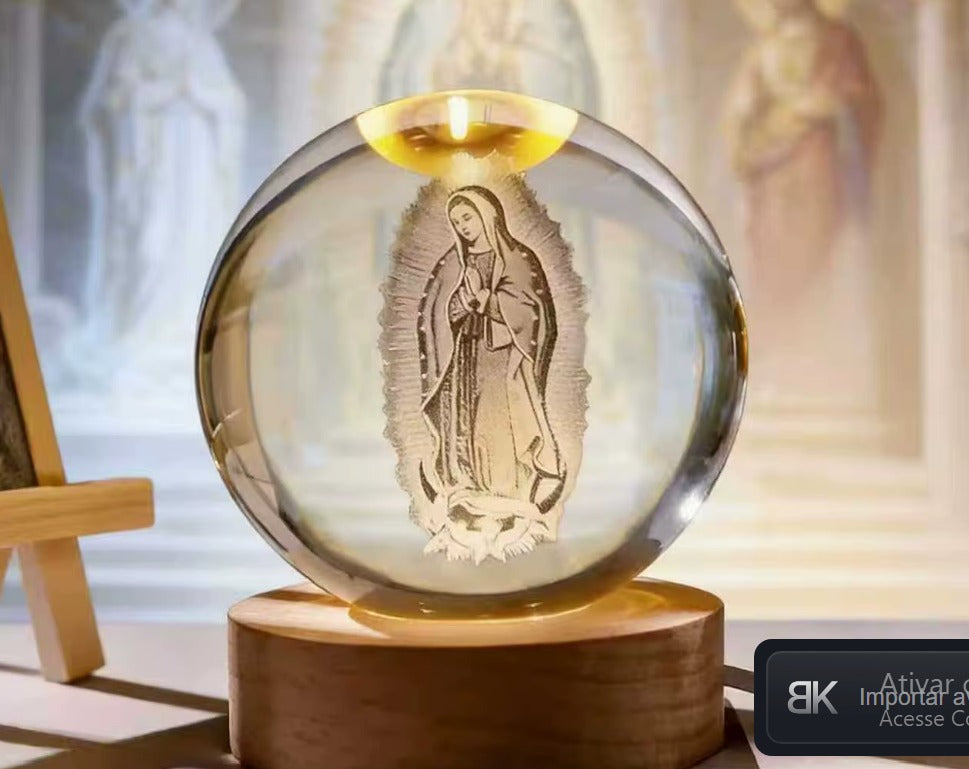Lámpara Virgem de Guadalupe