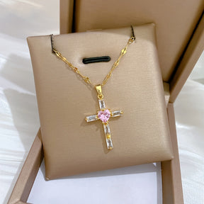 Colar Feminino Cruz Sagrada