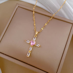 Colar Feminino Cruz Sagrada