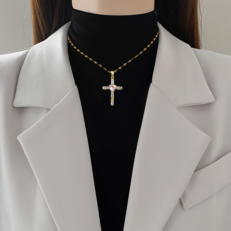 Colar Feminino Cruz Sagrada