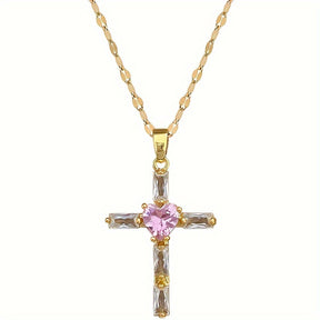 Colar Feminino Cruz Sagrada
