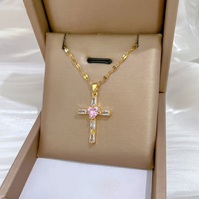 Colar Feminino Cruz Sagrada
