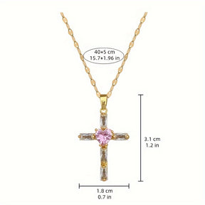 Colar Feminino Cruz Sagrada