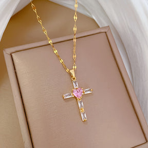 Colar Feminino Cruz Sagrada