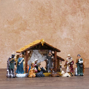 Nacimiento De La Sagrada Familia En Resina