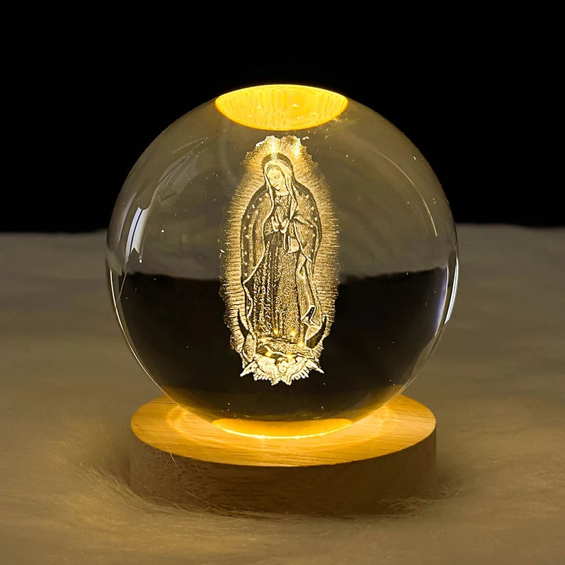 Lámpara Virgem de Guadalupe
