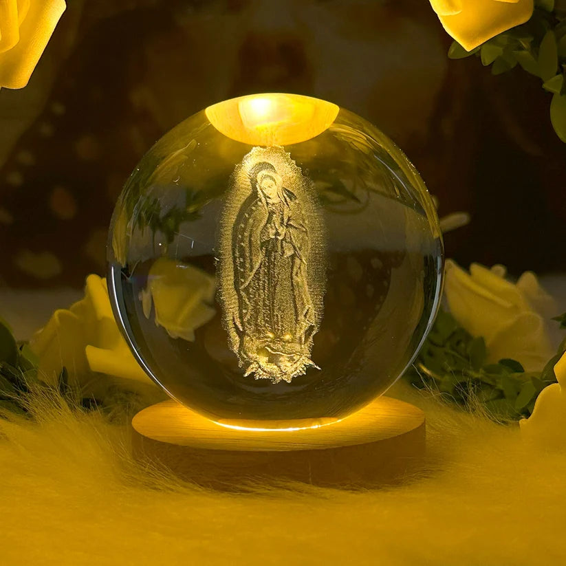 Lámpara Virgem de Guadalupe
